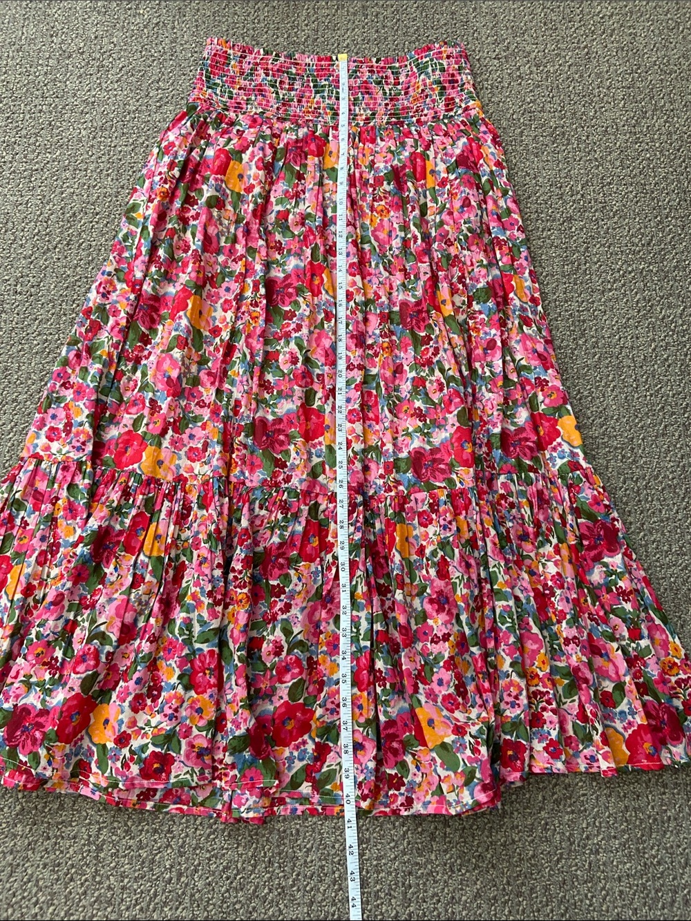 Natural Life Flora Convertible Maxi Cotton Skirt, Like New, Size Large - Picture 10 of 11